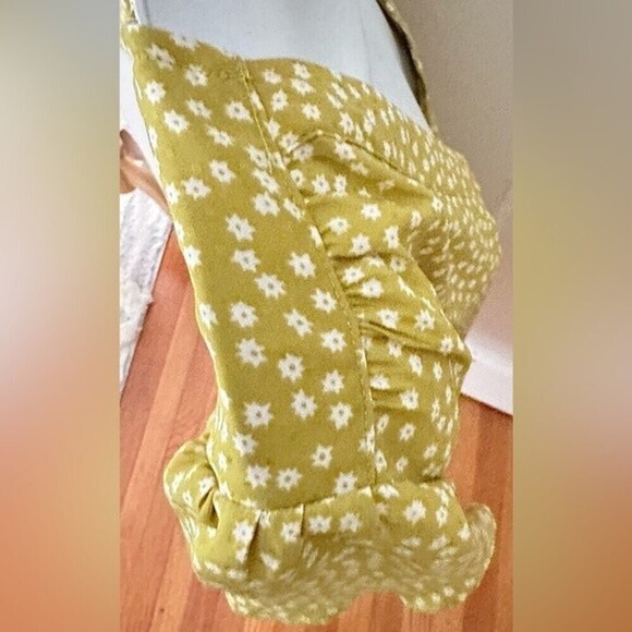 Carolina Belle Montreal Floral Short‎ Sleeve Blouse Size Large - Picture 10 of 13